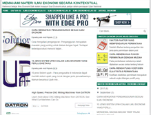 Tablet Screenshot of ekonomikontekstual.com